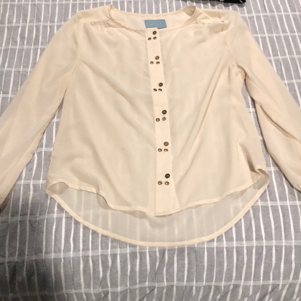 Cream Blouse